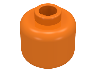 LEGO® los onderdeel Hoofd in kleur Oranje 3626b