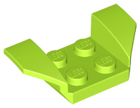 LEGO® los onderdeel Spatbord in kleur Limoen 41854
