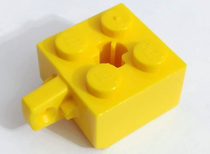 LEGO® los onderdeel Scharnier in kleur Geel 30389c