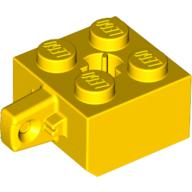 LEGO® los onderdeel Scharnier in kleur Geel 30389c