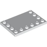 LEGO® los onderdeel Tegel Aangepast in kleur Wit 6180