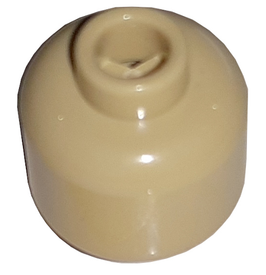 LEGO® los onderdeel Hoofd in kleur Geelbruin 3626b