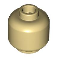 LEGO® los onderdeel Hoofd in kleur Geelbruin 3626b