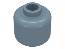 Plaatje in Gallery viewer laden, LEGO® los onderdeel Hoofd in kleur Zandblauw 3626b