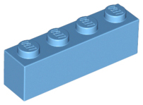 LEGO® los onderdeel Steen in kleur Medium Blauw 3010