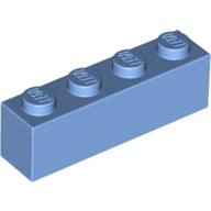 Plaatje in Gallery viewer laden, LEGO® los onderdeel Steen in kleur Medium Blauw 3010