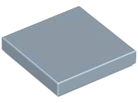 LEGO® los onderdeel Tegel Algemeen in kleur Zandblauw 3068b
