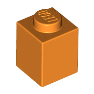 Plaatje in Gallery viewer laden, LEGO® los onderdeel Steen in kleur Oranje 3005