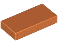 LEGO® los onderdeel Tegel Algemeen Donker Oranje 3069b