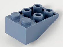 Plaatje in Gallery viewer laden, LEGO® los onderdeel Dakpan Omgekeerd Zandblauw 3747a