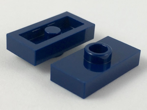 LEGO® los onderdeel Plaat Aangepast Donkerblauw 3794a