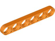 Plaatje in Gallery viewer laden, LEGO® los onderdeel Technische Hefbalk in kleur Oranje 32063