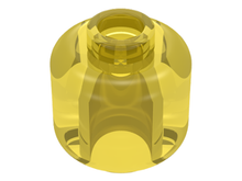 Plaatje in Gallery viewer laden, LEGO® los onderdeel Hoofd in kleur Doorzichtig Geel 3626b