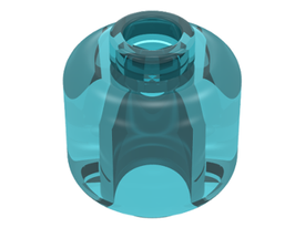 LEGO® los onderdeel Hoofd Doorzichtig Lichtblauw 3626b