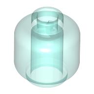 Plaatje in Gallery viewer laden, LEGO® los onderdeel Hoofd Doorzichtig Lichtblauw 3626b