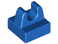 LEGO® los onderdeel Tegel Aangepast in kleur Blauw 2555