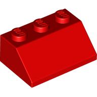 LEGO® los onderdeel Dakpan Algemeen in kleur Rood 3038