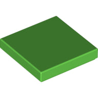 LEGO® los onderdeel Tegel Algemeen in kleur Fel Groen 3068b