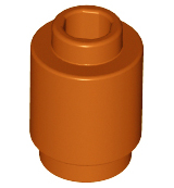 LEGO® los onderdeel Steen Rond in kleur Donker Oranje 3062b