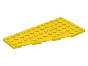 LEGO® los onderdeel Wig Plaat in kleur Geel 30355