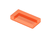 Plaatje in Gallery viewer laden, LEGO® onderdeel Tegel Algemeen Doorzichtig Neon Oranje 3069b