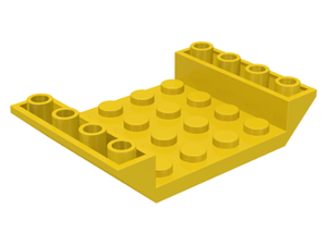 LEGO® los onderdeel Dakpan Omgekeerd in kleur Geel 30283