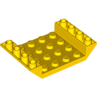 Plaatje in Gallery viewer laden, LEGO® los onderdeel Dakpan Omgekeerd in kleur Geel 30283