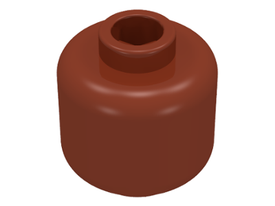 LEGO® los onderdeel Hoofd in kleur Roodachtig Bruin 3626b