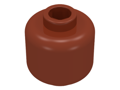 LEGO® los onderdeel Hoofd in kleur Roodachtig Bruin 3626b
