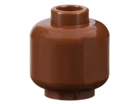 LEGO® los onderdeel Hoofd in kleur Roodachtig Bruin 3626c