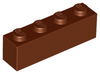 LEGO® los onderdeel Steen in kleur Roodachtig Bruin 3010