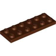 Plaatje in Gallery viewer laden, LEGO® los onderdeel Plaat Algemeen Roodachtig Bruin 3795