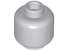 LEGO® los onderdeel Hoofd Licht Blauwachtig Grijs 3626c