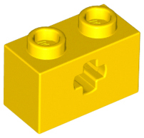 Plaatje in Gallery viewer laden, LEGO® los onderdeel Technische Steen in kleur Geel 32064
