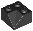 LEGO® los onderdeel Dakpan Algemeen in kleur Zwart 3046a