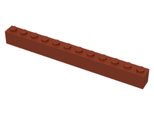 Plaatje in Gallery viewer laden, LEGO® los onderdeel Steen in kleur Roodachtig Bruin 6112