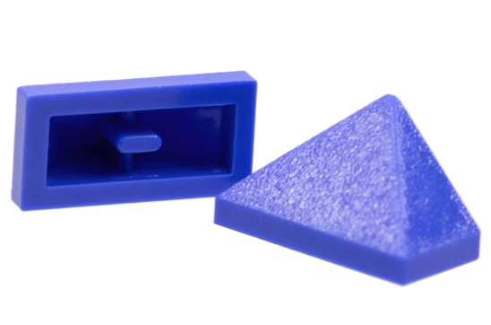 LEGO® los onderdeel Dakpan Algemeen Blauw Violet 3048c