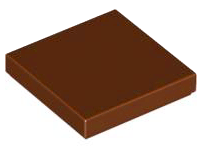 LEGO® los onderdeel Tegel Algemeen Roodachtig Bruin 3068b