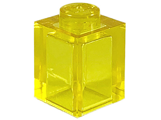 LEGO® los onderdeel Steen in kleur Doorzichtig Geel 3005