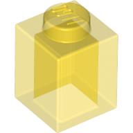 Plaatje in Gallery viewer laden, LEGO® los onderdeel Steen in kleur Doorzichtig Geel 3005