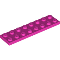 Plaatje in Gallery viewer laden, LEGO® los onderdeel Plaat Algemeen in kleur Donker Roze 3034
