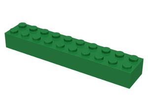LEGO® los onderdeel Steen in kleur Groen 3006