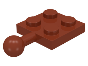 LEGO® los onderdeel Plaat Aangepast Roodachtig Bruin 3731