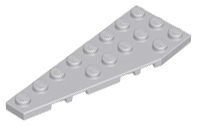 LEGO® los onderdeel Wig Plaat Licht Blauwachtig Grijs 50305