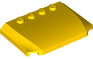 LEGO® los onderdeel Wig in kleur Geel 52031