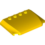 LEGO® los onderdeel Wig in kleur Geel 52031