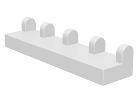 LEGO® los onderdeel Scharnier in kleur Wit 4625