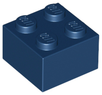LEGO® los onderdeel Steen in kleur Donkerblauw 3003