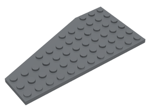 LEGO® los onderdeel Wig Plaat Donker Blauwachtig Grijs 30356