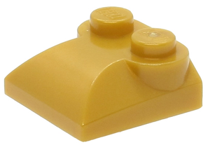 LEGO® los onderdeel Dakpan Gebogen in kleur Parel Goud 47457